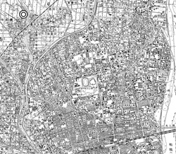 埋蔵文化財の広域地図の写真