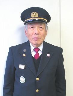 二宮高見消防団長の写真