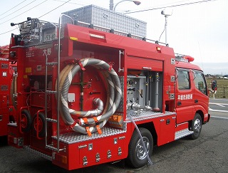 消防ポンプ自動車の写真