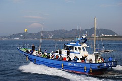 昨年の湘南ひらつかシロギス沖釣り大会の写真