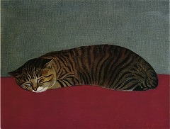 1966年宮城県美術館蔵　「猫」の写真