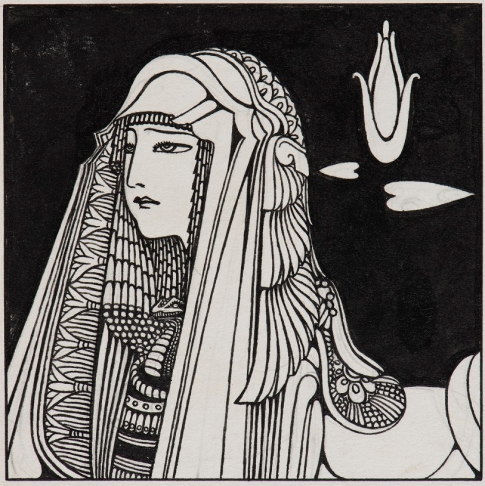 睡蓮の夢 箱原画 1924年