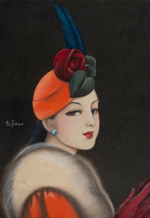 表紙原画 令女界 第27巻第2号 1949年