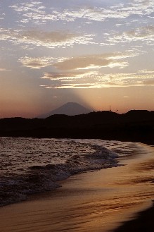 平塚砂丘の夕映え
