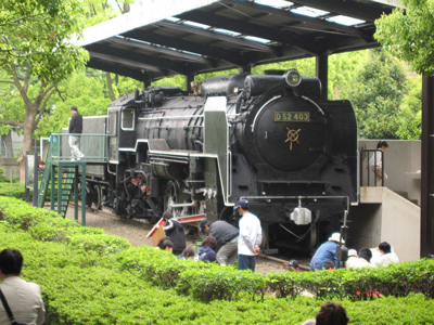 D52型蒸気機関車の写真