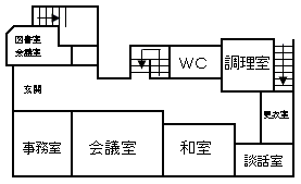 花水公民館1階平面図