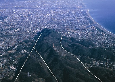 大磯丘陵周辺の活断層の説明写真