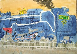 牧嶋友典さんの作品「Ｄ52型蒸気機関車」