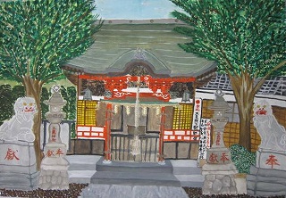 小学生高学年（4～6年生）の部優秀賞「静寂な三島神社」の画像　