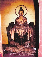 木造白衣観音菩薩坐像（聖観音菩薩坐像）の写真