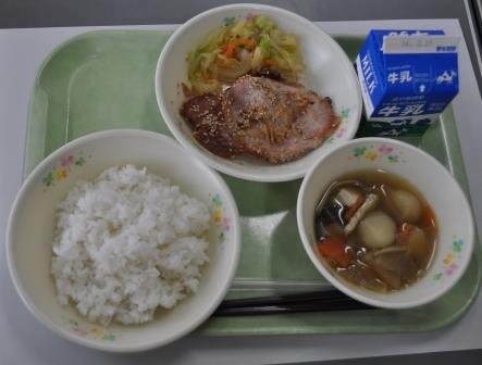 給食の写真