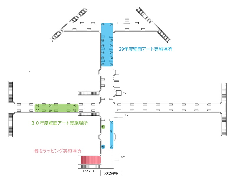 アートの設置場所