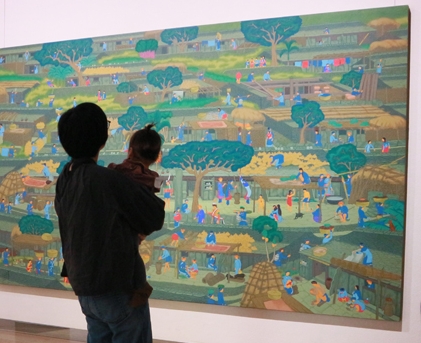 親子で作品鑑賞