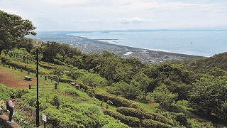 湘南平から臨む相模湾