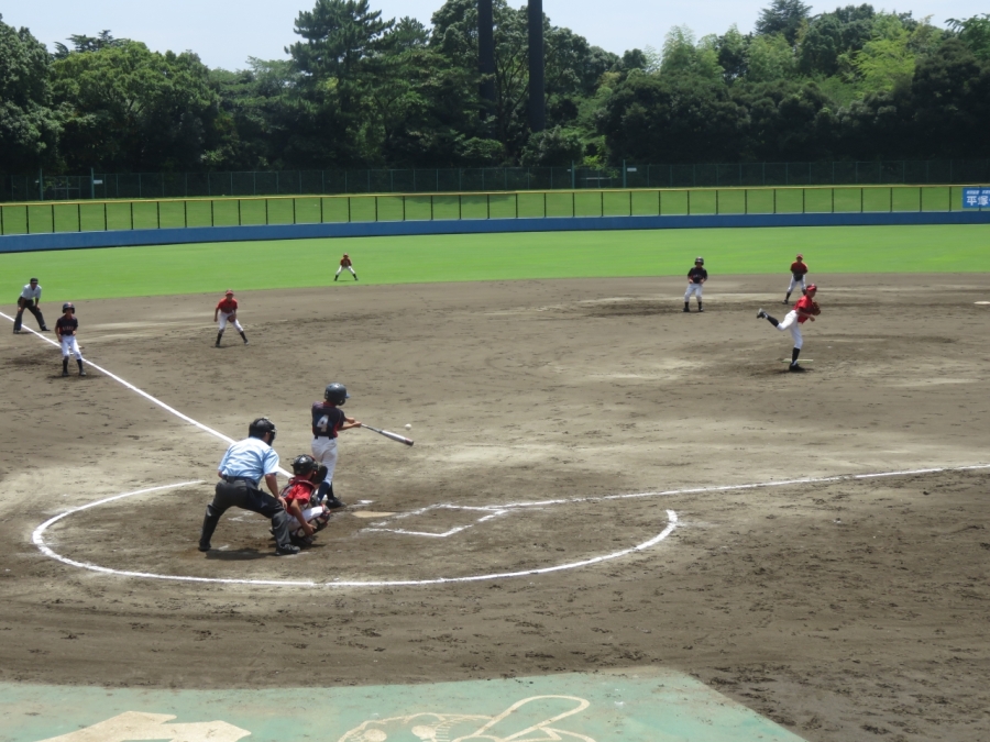 学童の部決勝戦の様子