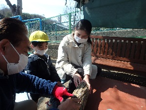 竹あかりさんとの写真2