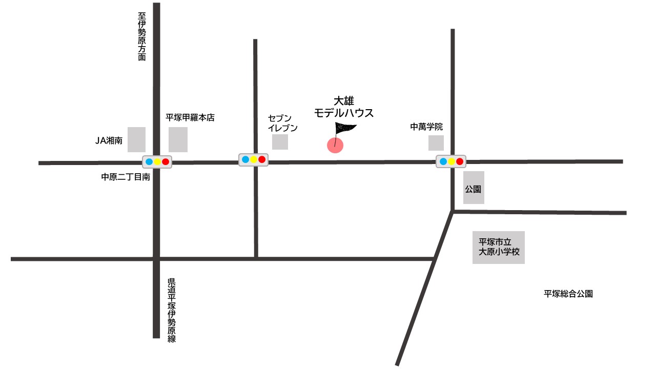 株式会社大雄モデルハウス地図