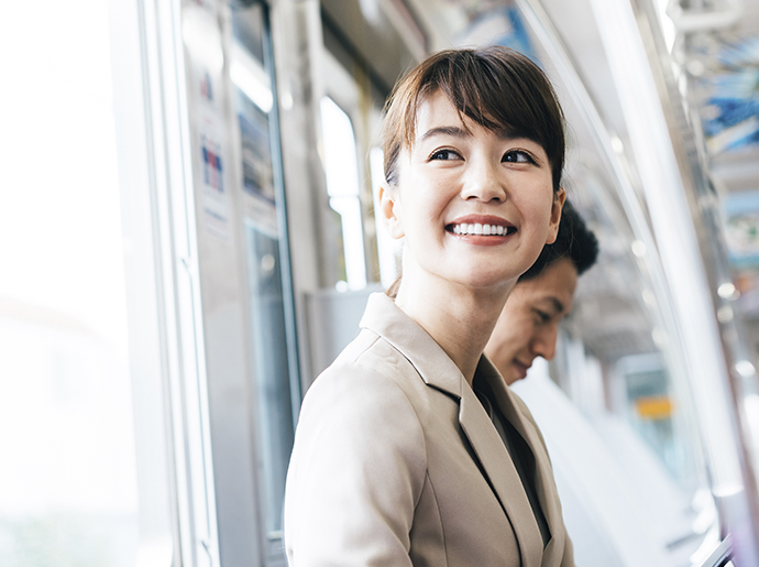 始発電車がうれしい平塚駅の写真