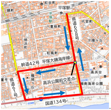 運行区間　平15系統