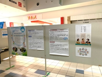 啓発ポスター等の掲示の様子