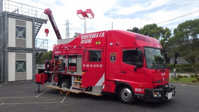 救助工作車の展開写真