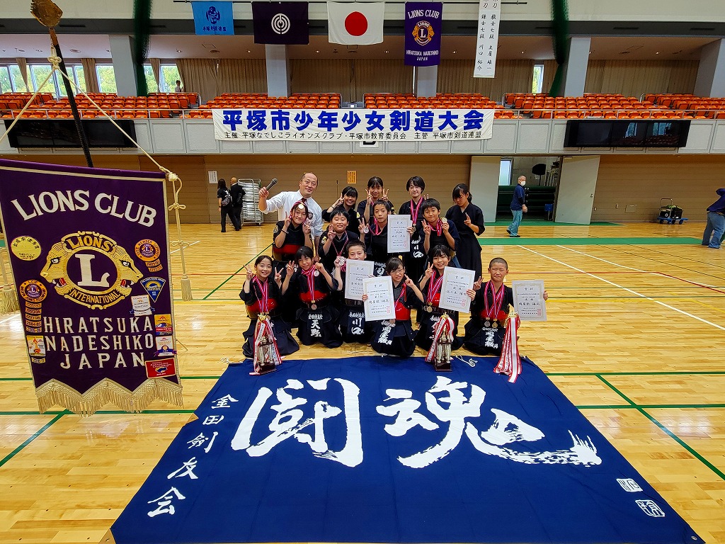 団体戦準優勝金田剣友会 