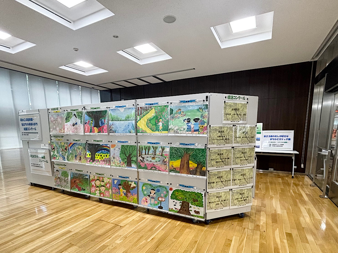 入賞作品展示の様子