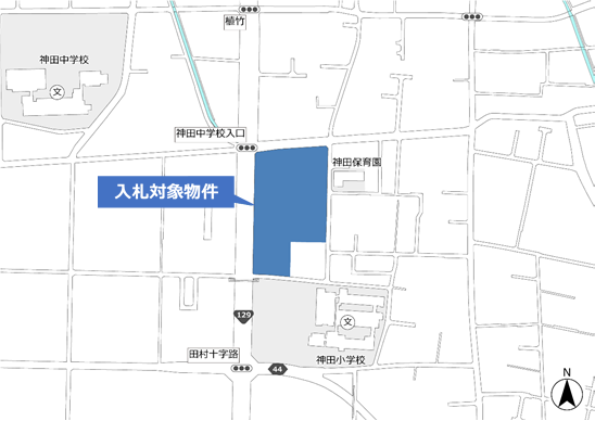 入札対象物件案内図