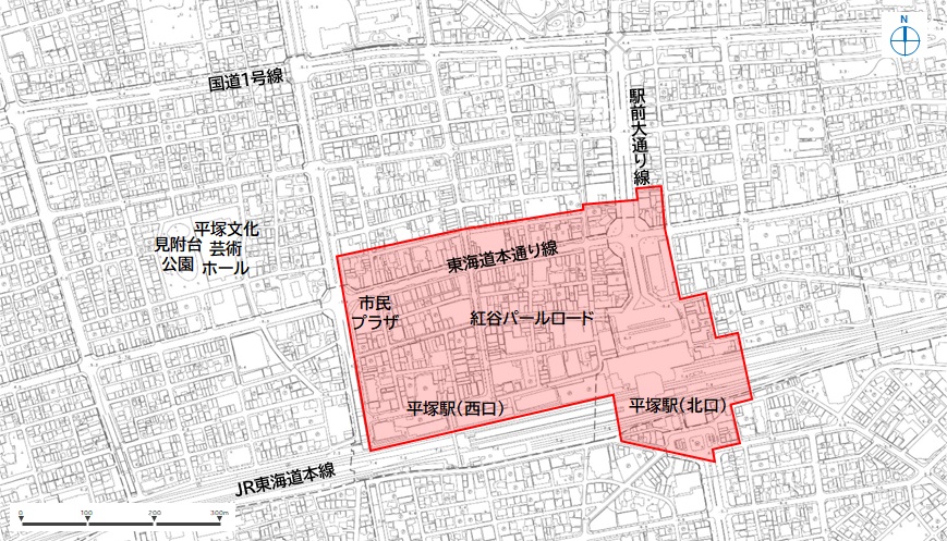 都市再構築型優良建築物等整備事業の対象エリア