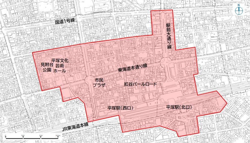 敷地共同化推進事業支援制度の対象エリアです。