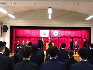 入庁式の様子