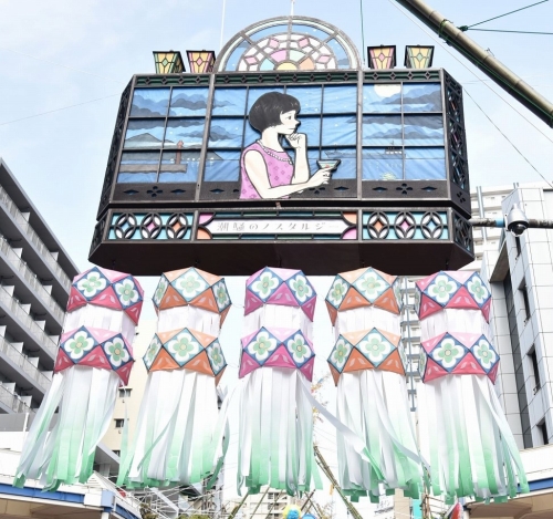七夕飾り空いっぱいプロジェクトの飾り
