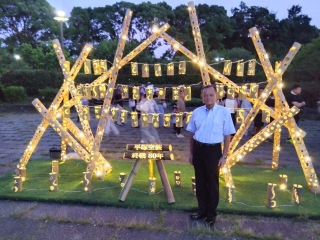 市民平和の夕べの様子