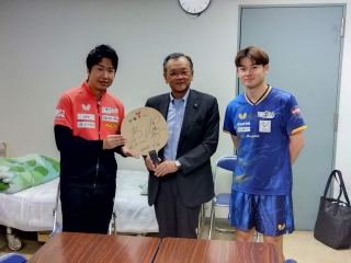 水谷隼卓球イベントの様子