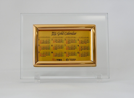 純金1gカレンダー面の写真