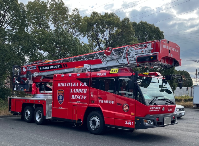 はしご車の写真