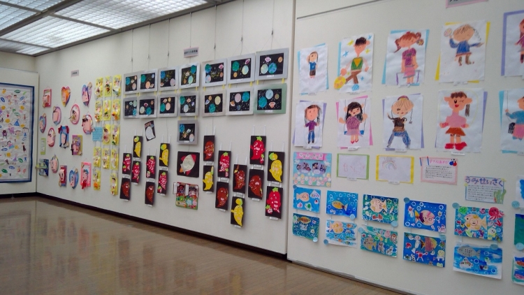 昨年の絵画展の写真