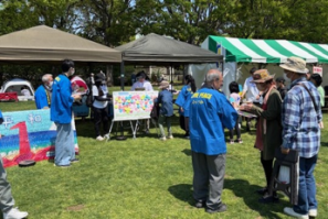 緑化まつりでの啓発事業の様子1