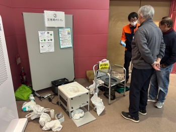 第2部　災害時のトイレ紹介の様子