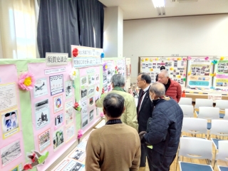 地区公民館まつりを訪問する様子