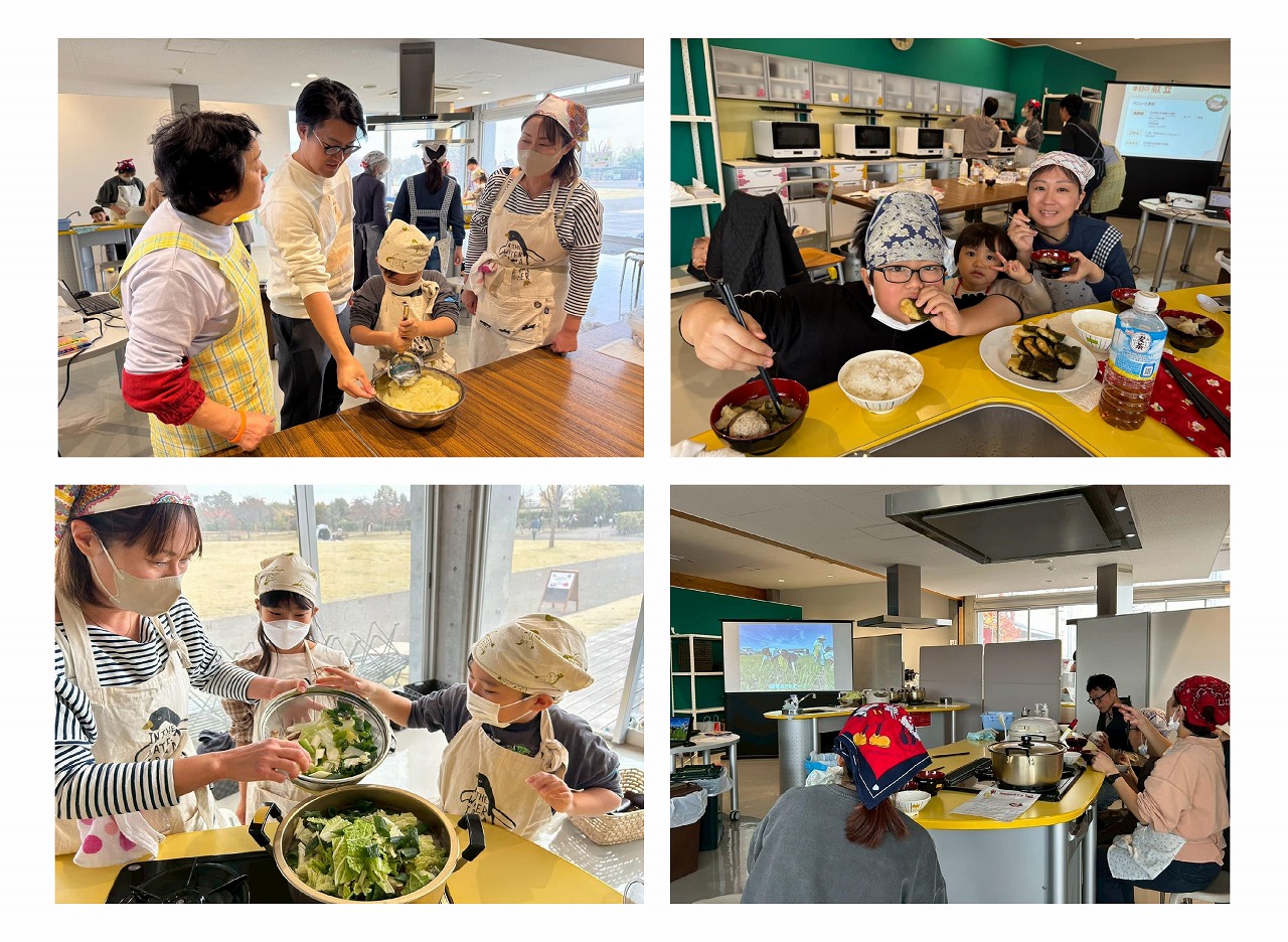 漁師鍋づくりを体験する参加者の写真