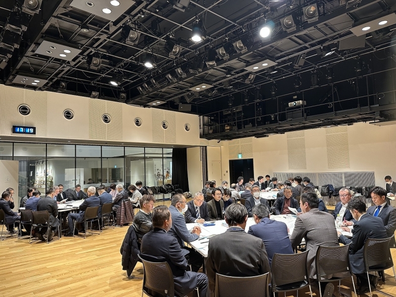 まちづくりセッションの会議の様子