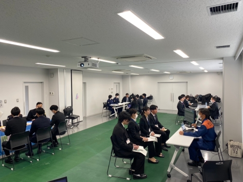 各機関ごと説明の様子