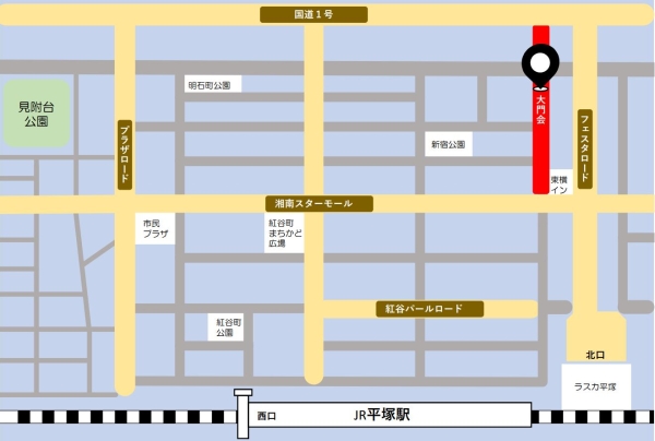 大門会の位置図